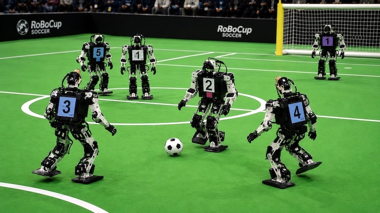Multi-robot soccer